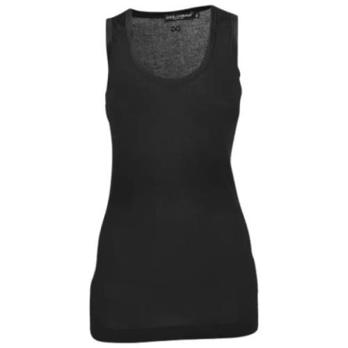 Pre-owned Cotton tops Dolce & Gabbana Pre-owned , Black , Dames