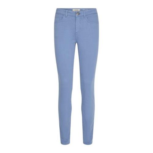 Slim-Fit High-Rise Kleurrijke Broek MOS Mosh , Blue , Dames