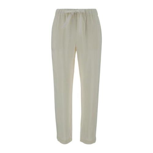Witte Buddy Broek Semicouture , White , Dames