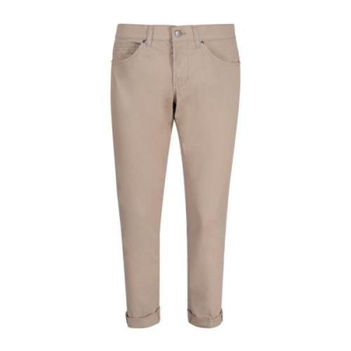 Slim-fit Jeans voor Heren Dondup , Beige , Heren