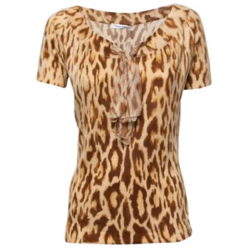 Pre-owned Knit tops Dior Vintage , Brown , Dames