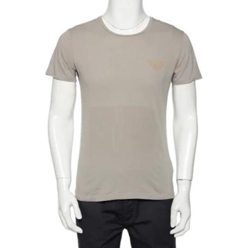 Pre-owned Cotton tops Armani Pre-owned , Gray , Dames