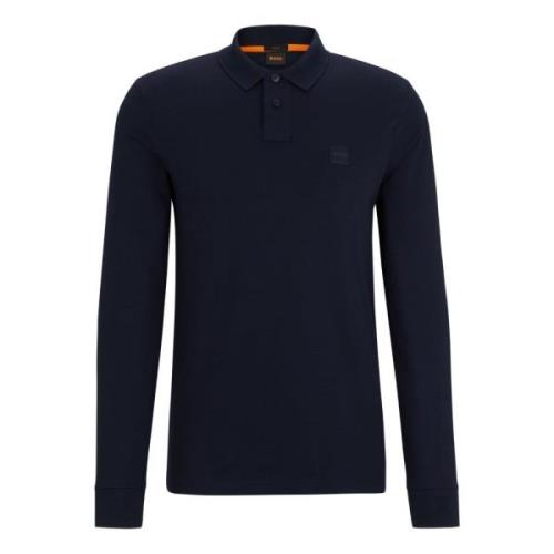 Heren Oranje Passerby Polo Hugo Boss , Blue , Heren