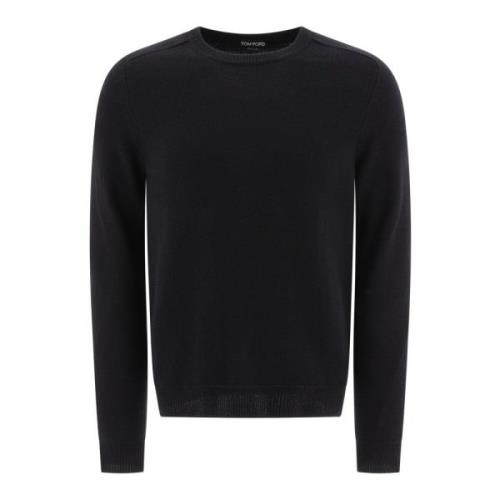 Cashmere Sweater - Regular Fit Tom Ford , Black , Heren