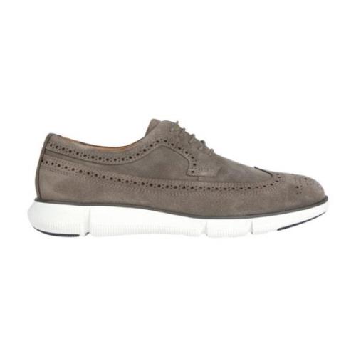 Laced Shoes Geox , Gray , Heren