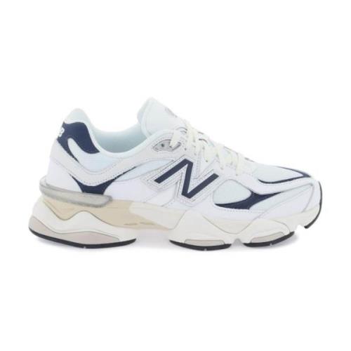 Sneakers van mesh en suède met iconisch N-monogram New Balance , White...