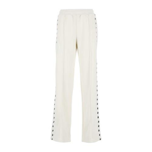 Stijlvolle witte geplooide broek voor vrouwen Golden Goose , White , D...