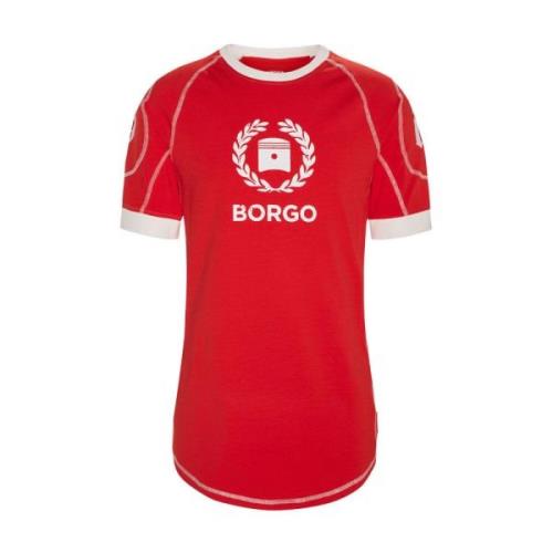 Borgo Siracusa Diablo Rosso T-Shirt Borgo , Red , Heren