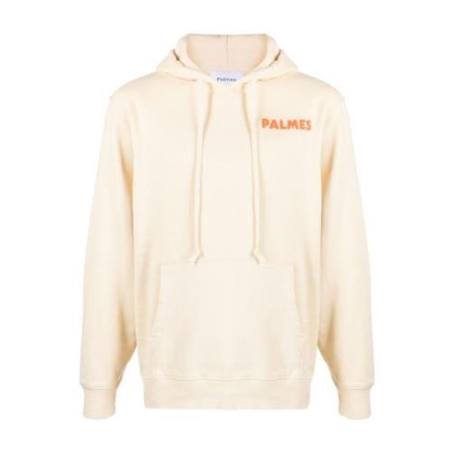 Hoodie Palmes , White , Heren