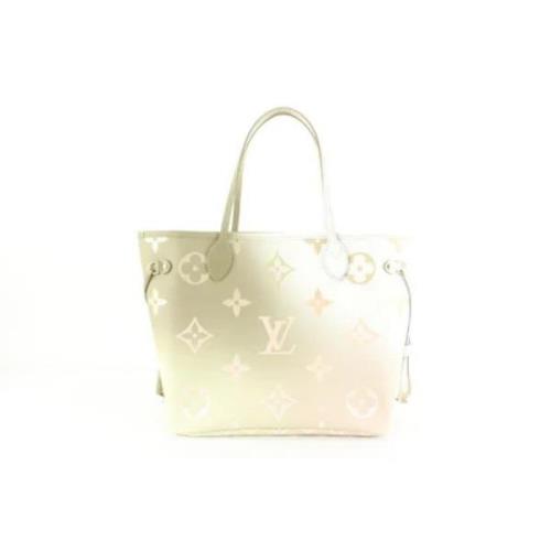 Pre-owned Canvas louis-vuitton-bags Louis Vuitton Vintage , Gray , Dam...