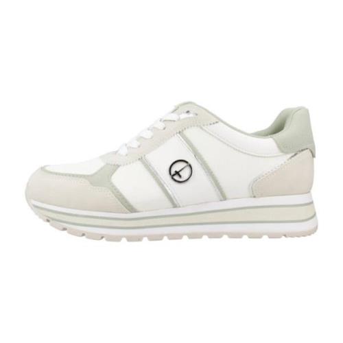 Stijlvolle Sneakers voor Vrouwen Tamaris , Beige , Dames