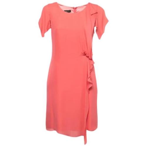 Pre-owned Silk dresses Armani Pre-owned , Pink , Dames