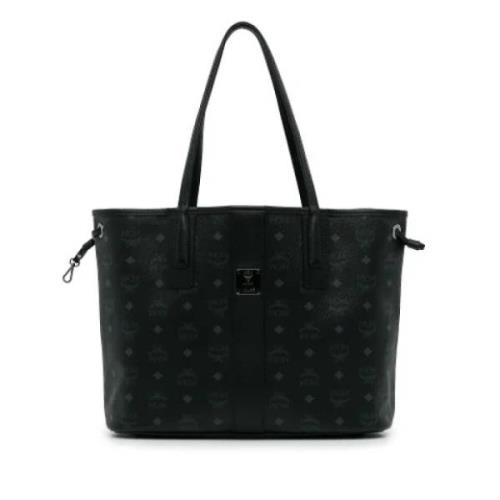 Pre-owned Leather totes MCM Pre-owned , Black , Dames