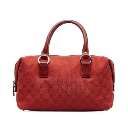 Pre-owned Leather handbags Gucci Vintage , Red , Dames