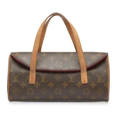 Pre-owned Leather handbags Louis Vuitton Vintage , Brown , Dames