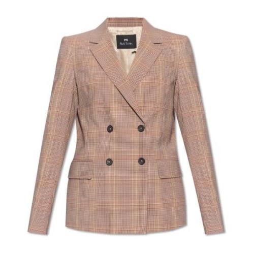 Geruite blazer PS By Paul Smith , Multicolor , Dames