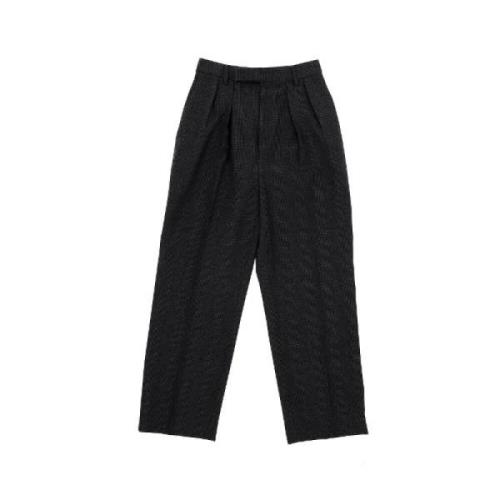 Pre-owned Wool bottoms Celine Vintage , Black , Dames