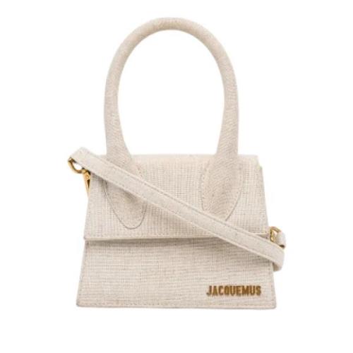 Pre-owned Fabric shoulder-bags Jacquemus Pre-owned , Beige , Dames