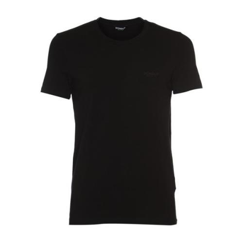 Stijlvolle T-shirts en Polos Dondup , Black , Heren