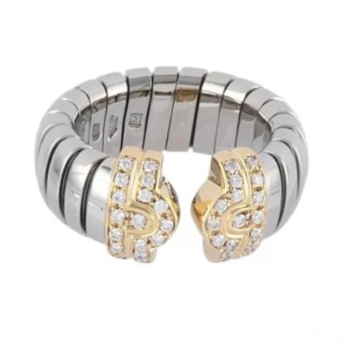 Pre-owned White Gold rings Bvlgari Vintage , Gray , Dames