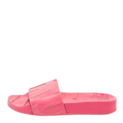 Pre-owned Rubber flats Jimmy Choo Pre-owned , Pink , Dames