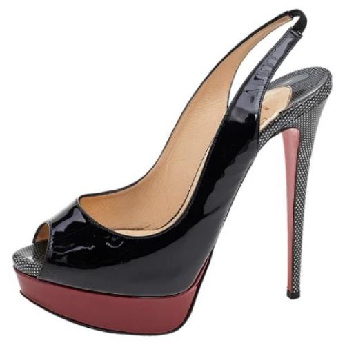 Pre-owned Leather sandals Christian Louboutin Pre-owned , Multicolor ,...