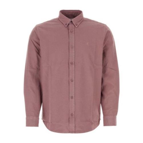 Antiek Roze Bolton Shirt Carhartt Wip , Pink , Heren