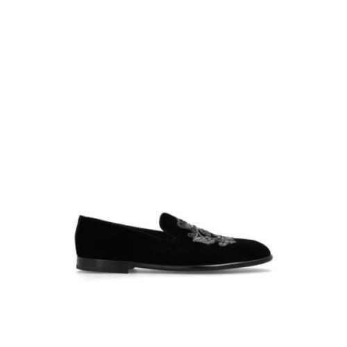 Fluwelen loafers Dolce & Gabbana , Black , Heren