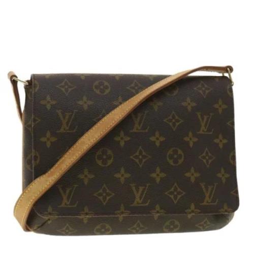 Pre-owned Canvas louis-vuitton-bags Louis Vuitton Vintage , Brown , Da...