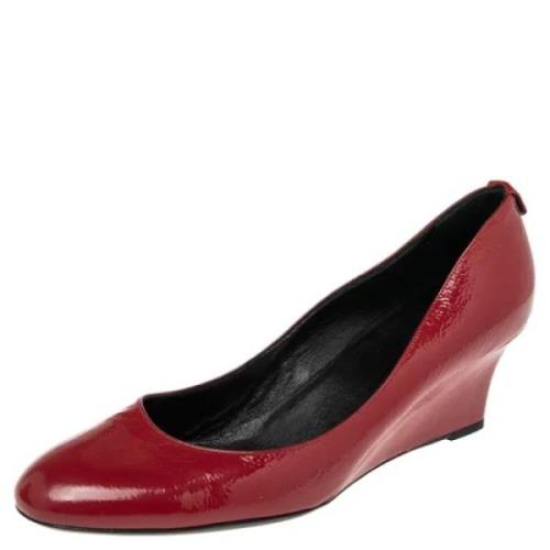 Pre-owned Leather heels Gucci Vintage , Red , Dames