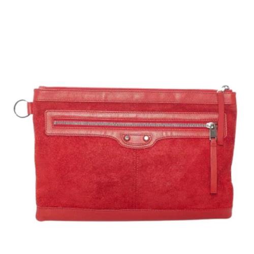 Pre-owned Leather balenciaga-bags Balenciaga Vintage , Red , Dames