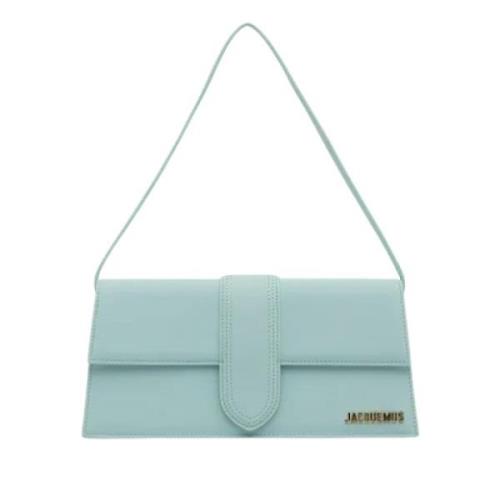 Pre-owned Leather shoulder-bags Jacquemus Pre-owned , Blue , Dames