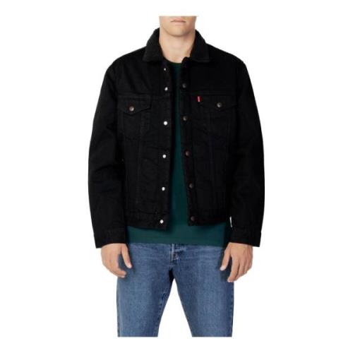 Klassieke Zwarte Geknoopte Blazer Levi's , Black , Heren