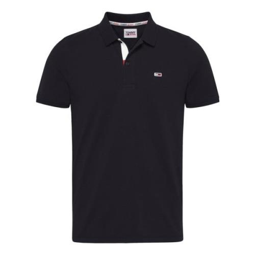 Slim Fit Polo T-Shirt Tommy Jeans , Black , Heren