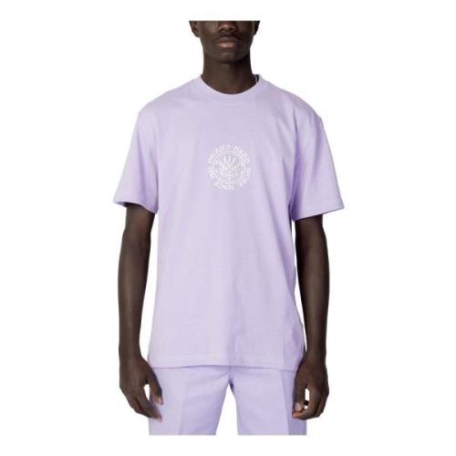 Lila Korte Mouw T-shirt Dickies , Purple , Heren