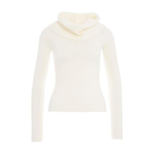 Comfortabele Witte Gebreide Kleding Aw23 Liu Jo , White , Dames