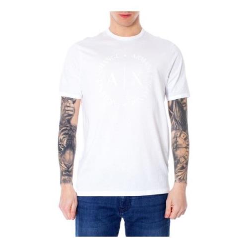 Heren T-shirt wit Armani Exchange , White , Heren