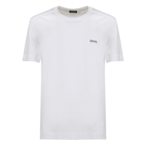 T-Shirts Ermenegildo Zegna , White , Heren