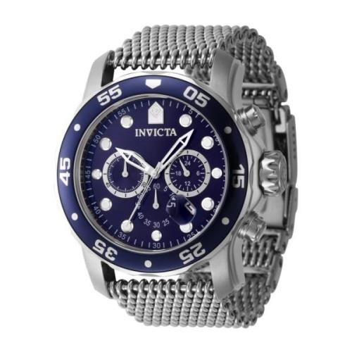 Pro Diver Quartz Horloge - Blauwe Wijzerplaat Invicta Watches , Gray ,...