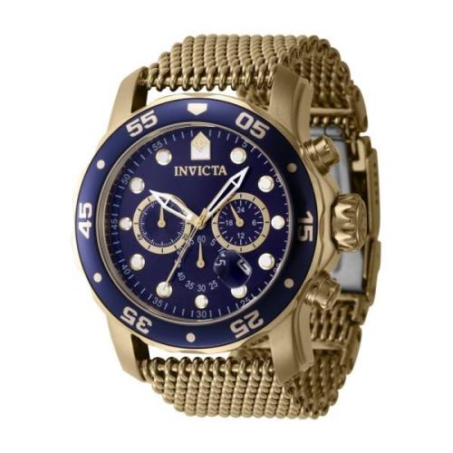 Pro Diver Quartz Horloge - Blauwe Wijzerplaat Invicta Watches , Yellow...