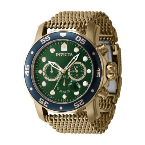 Pro Diver Quartz Horloge - Groene Wijzerplaat Invicta Watches , Yellow...