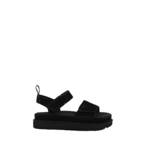 Flat Sandals UGG , Black , Dames