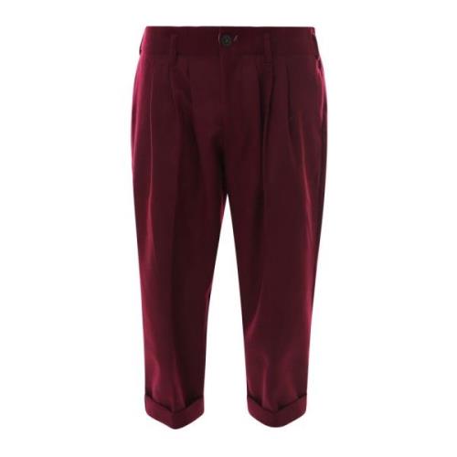 Trousers The Silted Company , Red , Heren