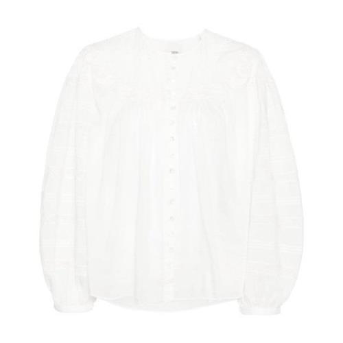 Witte shirts met 5,0 cm rand en 55,0 cm omtrek Isabel Marant , White ,...