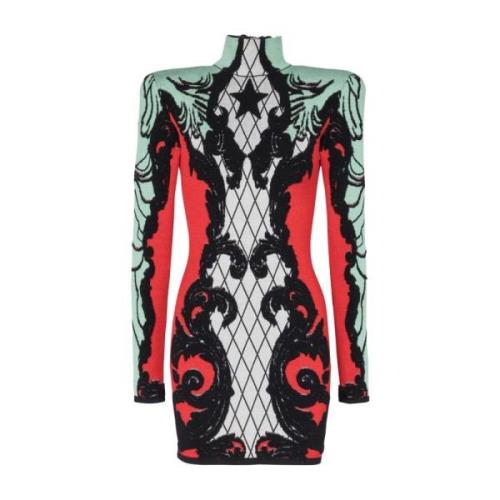 Korte Barokjurk Balmain , Multicolor , Dames