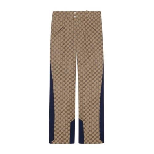 MultiColour Regular-Fit Broek met Contrastdetails Gucci , Multicolor ,...