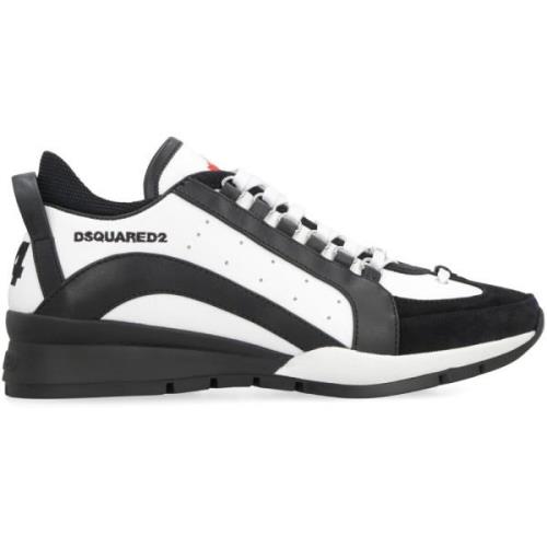 Legendarische leren lage sneakers Dsquared2 , Black , Heren