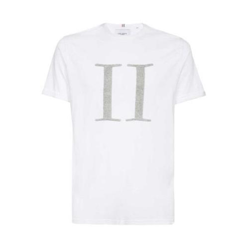 Logo Crew-neck T-shirt Les Deux , White , Heren