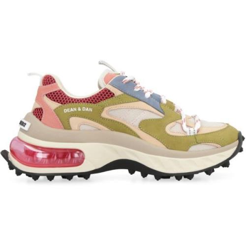 Bubble Leren Lage Sneakers Dsquared2 , Multicolor , Dames