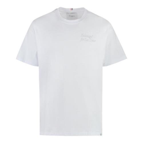 Kabangu X Bedrukt Katoenen T-shirt Les Deux , White , Heren